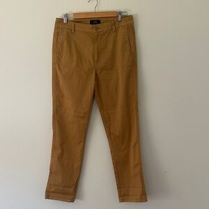 J. Crew Women’s Straight Leg Stretch Chino Pants Size 28 Khaki Style J4520